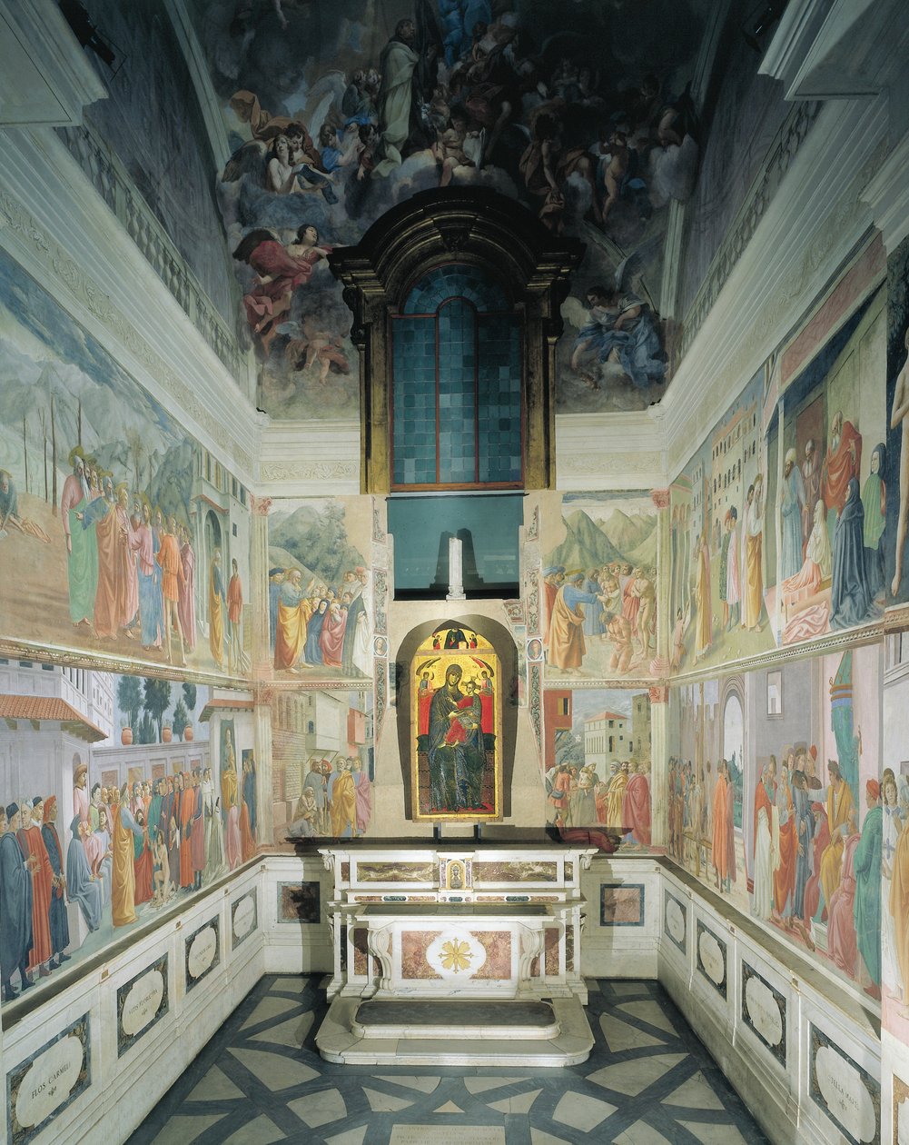 Italy, Florence, Church of Santa Maria del Carmine, Brancacci Chapel by Filippino Lippi