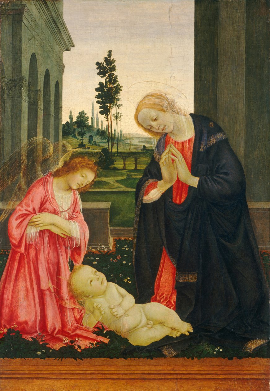 The Adoration of the Child, c. 1475-1480 by Filippino Lippi