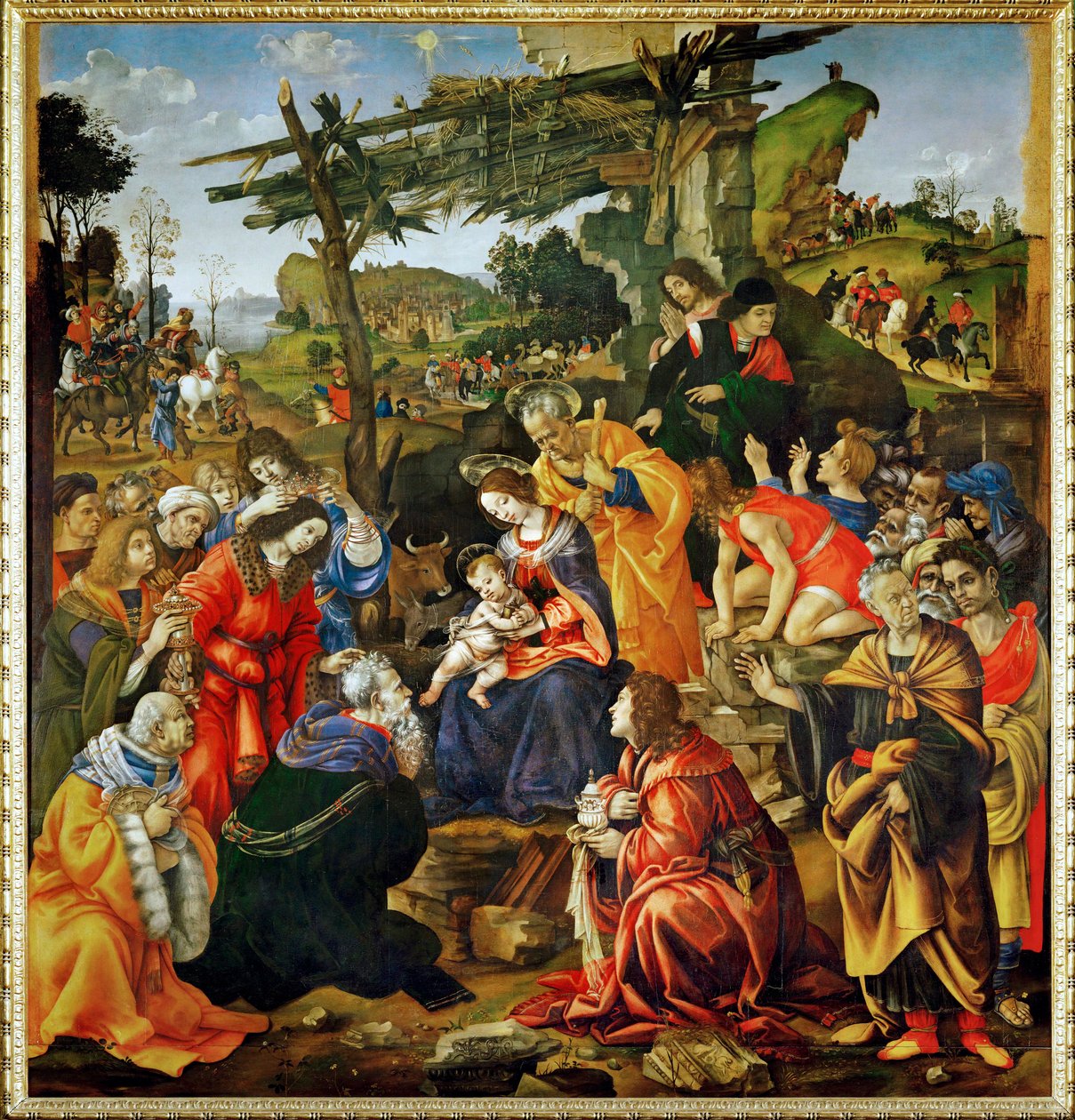 The Adoration of the Magi by Filippino Lippi