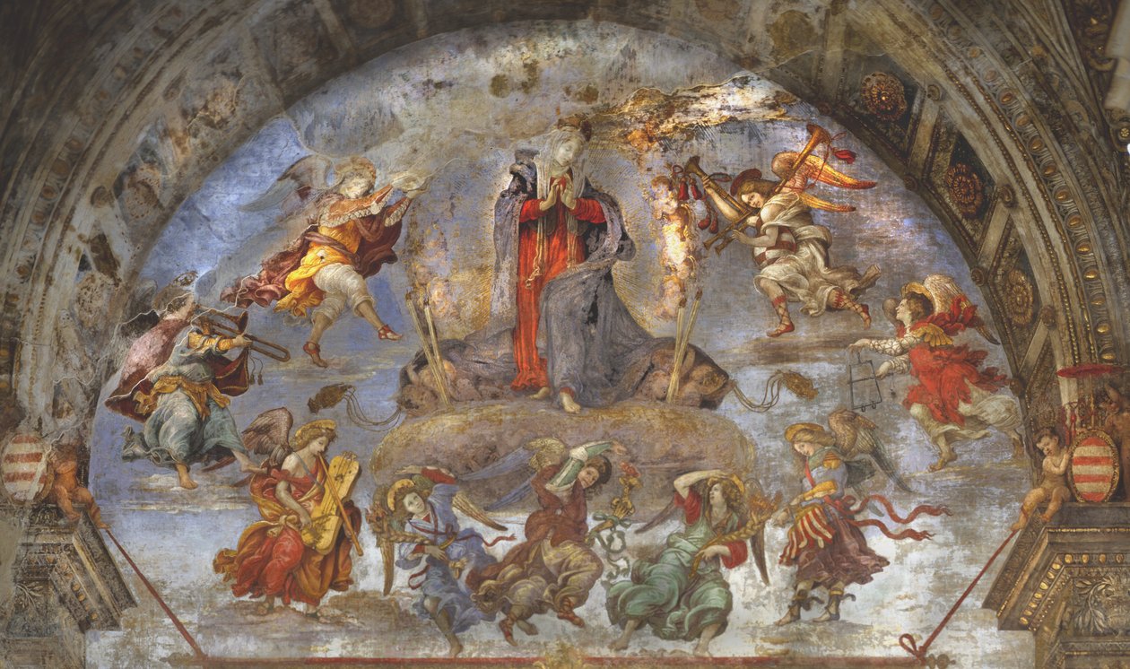 The Assumption, Carafa Chapel, Santa Maria sopra Minerva, Rome by Filippino Lippi