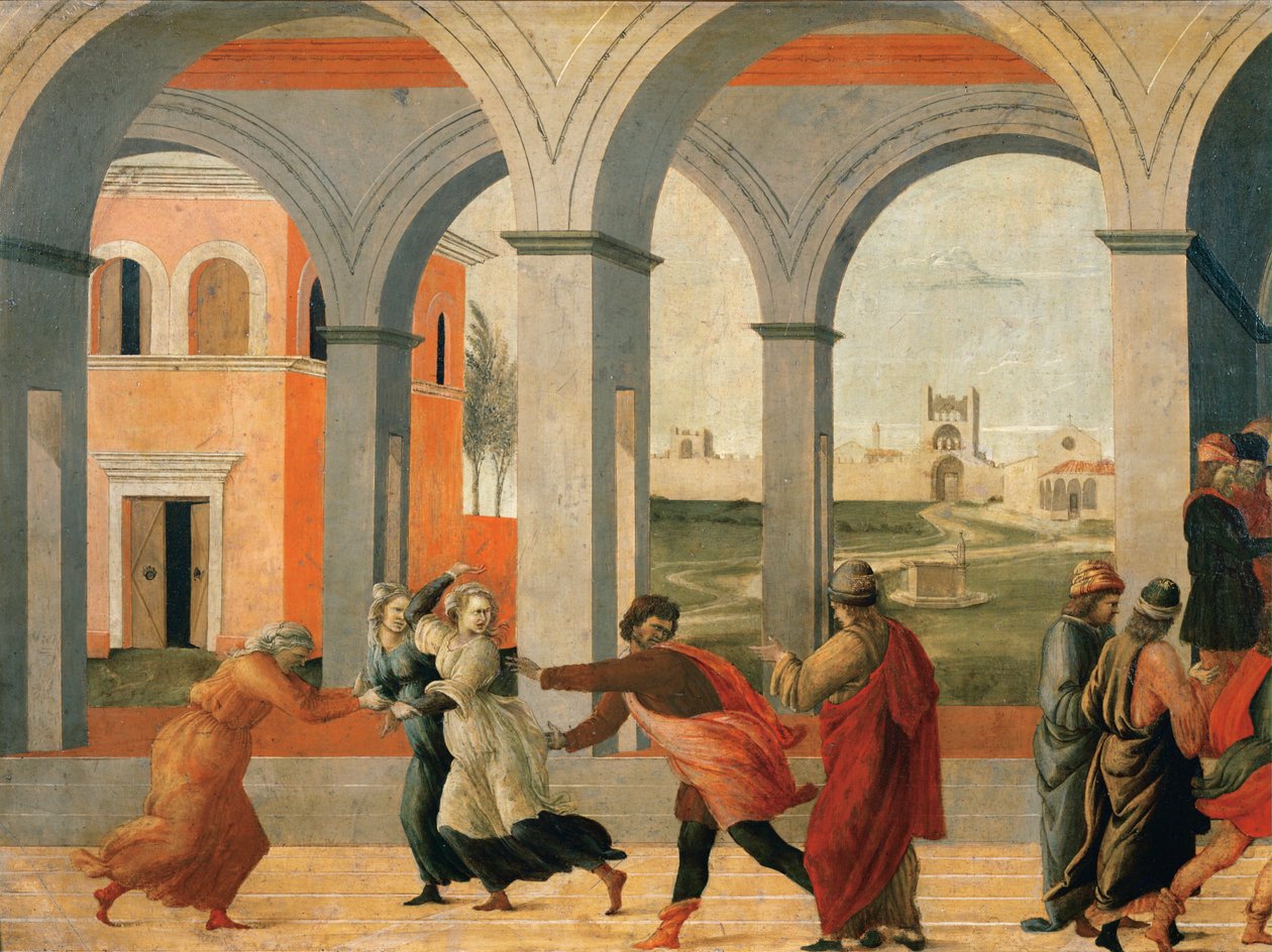 Virginia Taken Prisoner by Roman Governor Appius Claudius by Filippino Lippi