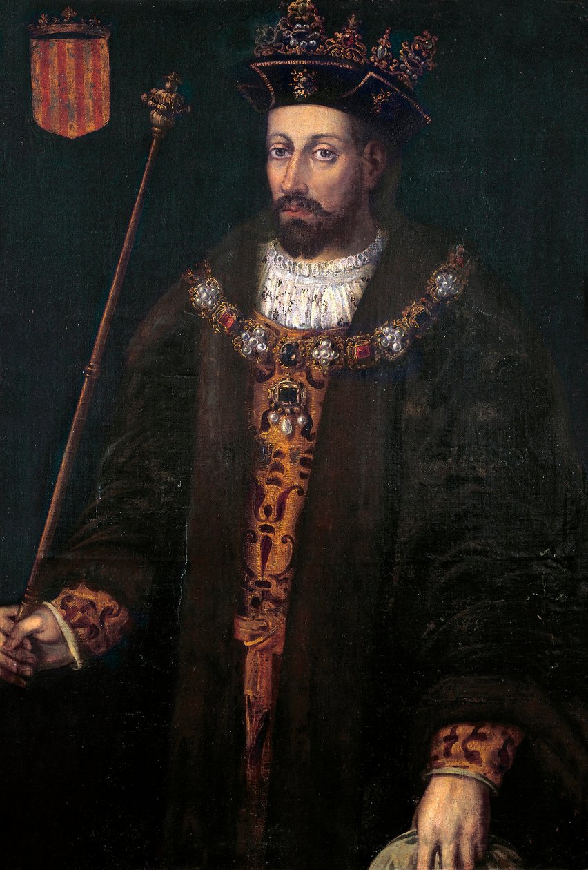 Portrait of Alfonso III of Catalonia by Filippo Ariosto