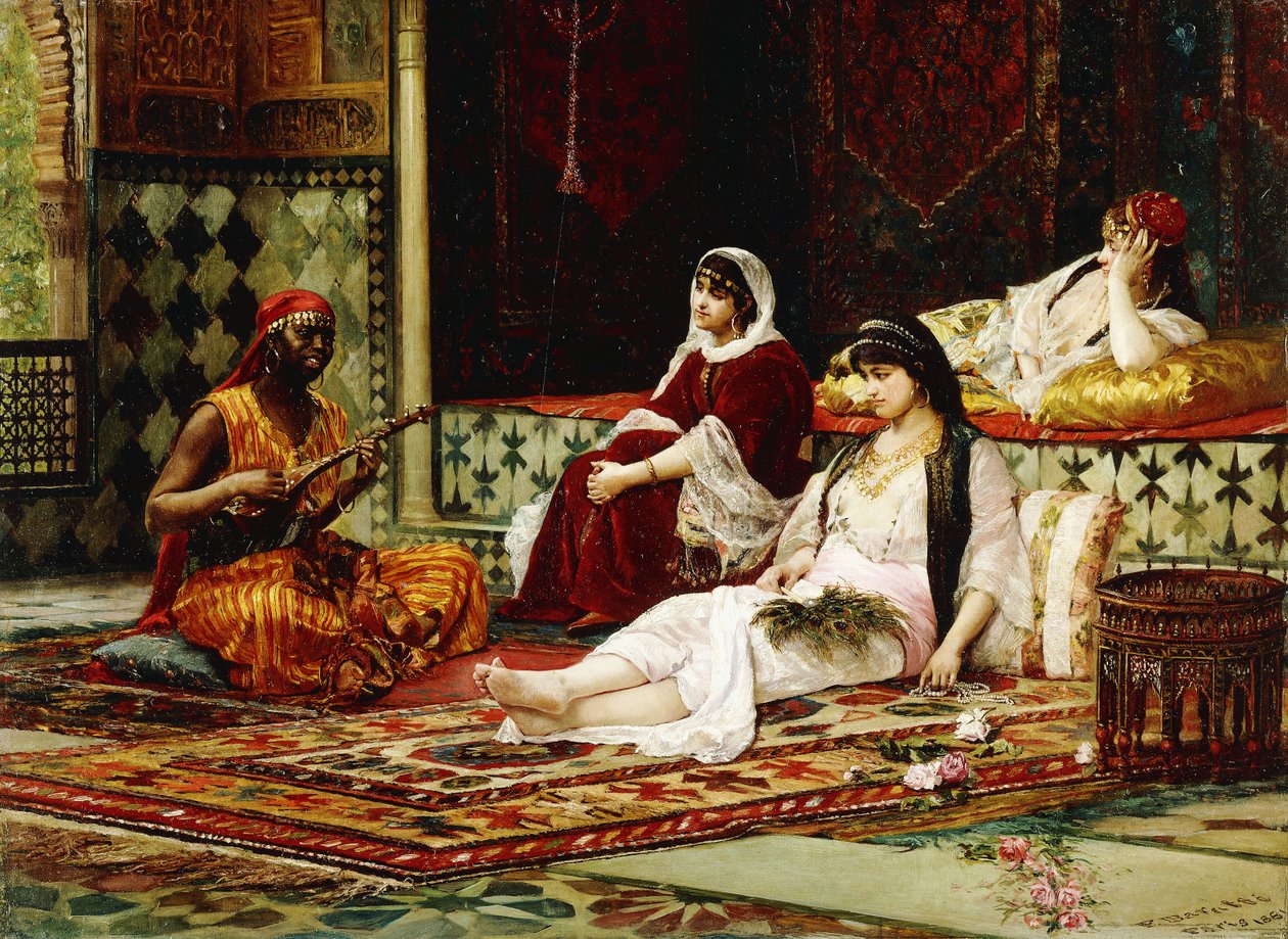 In the Harem, 1881 by Filippo Baratti