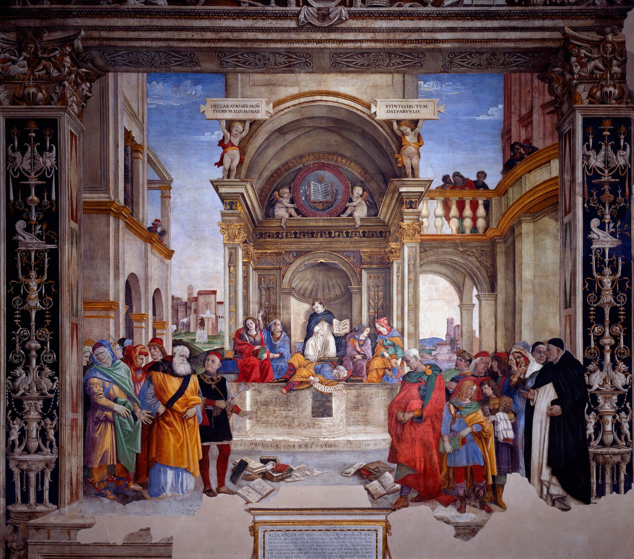Triumph of Saint Thomas Aquinas on the Heretics by Filippo Lippi
