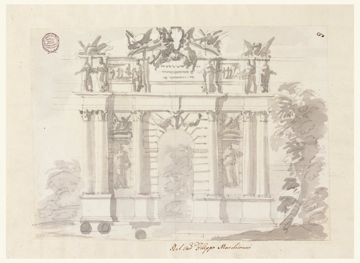 Door in a Garden Wall by Filippo Marchionni
