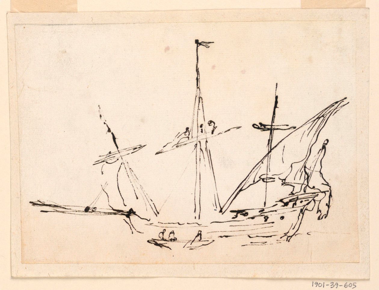 A Sailing Vessel, 1770-1800 by Filippo Marchionni