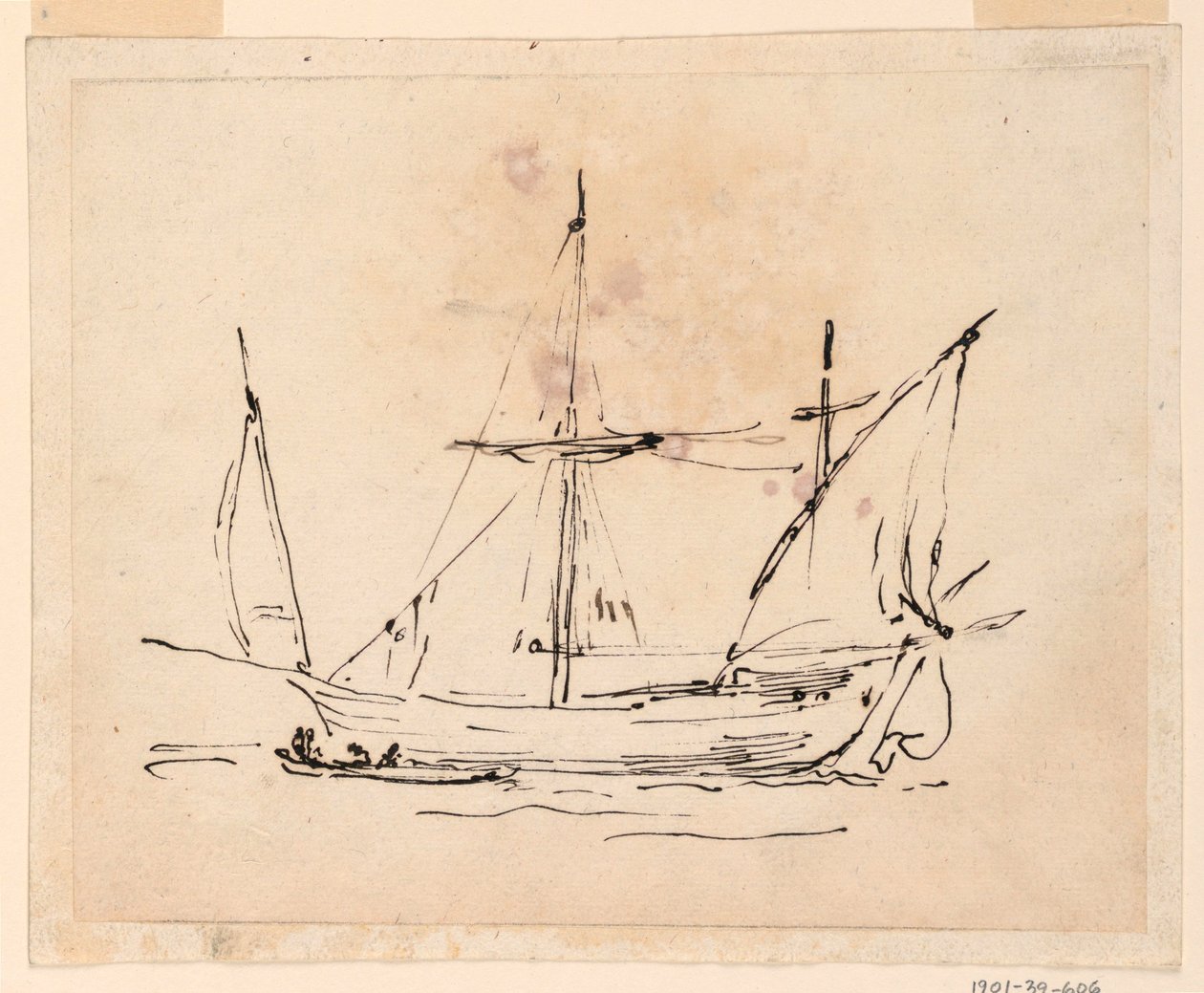 A Sailing Vessel, 1770-1800 by Filippo Marchionni