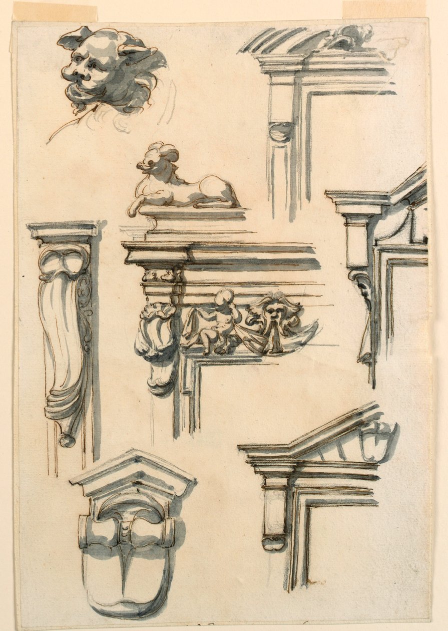 Architectural Studies, 1750–75 by Filippo Marchionni