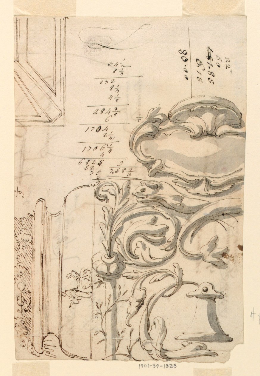 Sketches, ca. 1750 by Filippo Marchionni