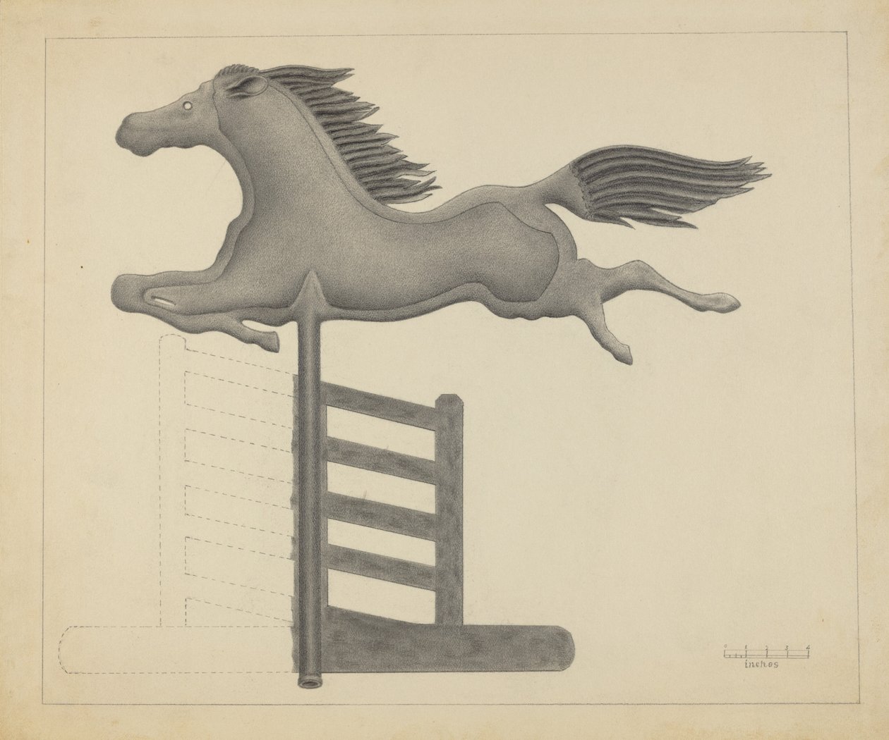 Horse Weather Vane by Filippo Porreca