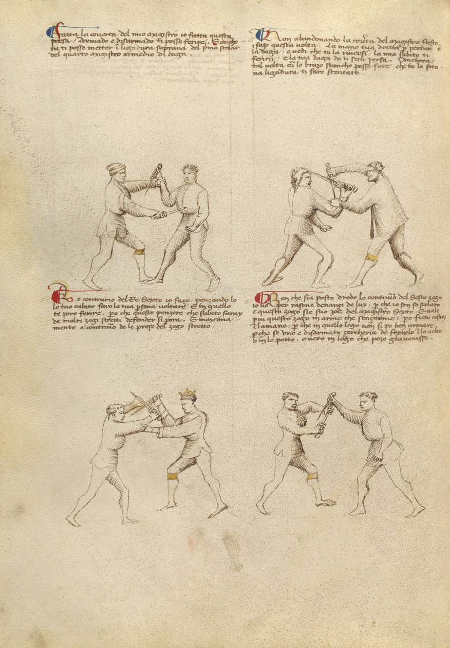Combat with Dagger by Fiore Furlan dei Liberi da Premariacco