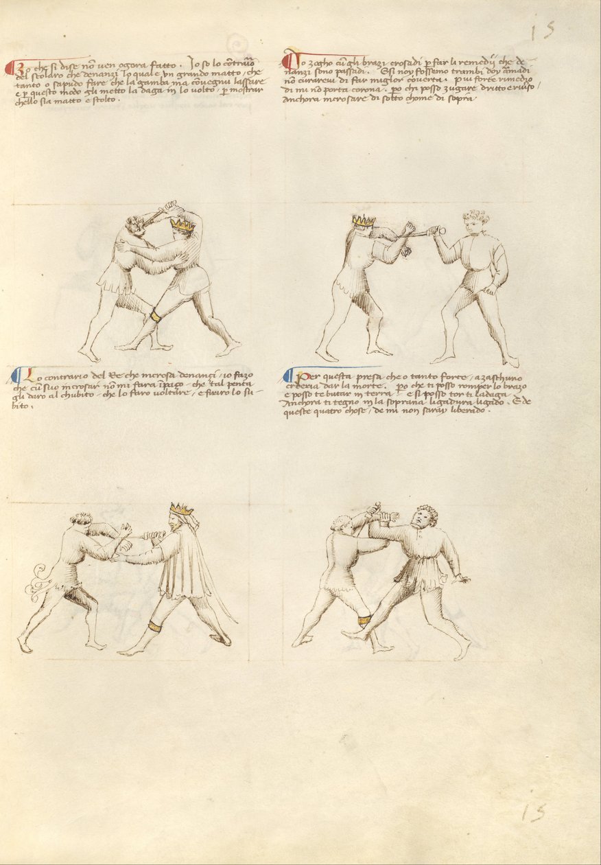 Combat with Dagger by Fiore Furlan dei Liberi da Premariacco