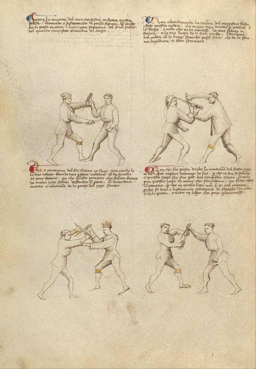 Combat with Dagger by Fiore Furlan dei Liberi da Premariacco