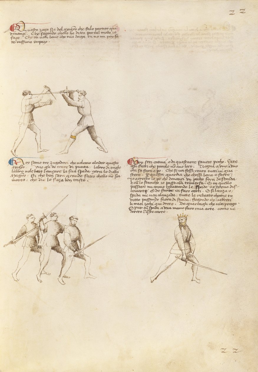Combat with Dagger and Sword by Fiore Furlan dei Liberi da Premariacco