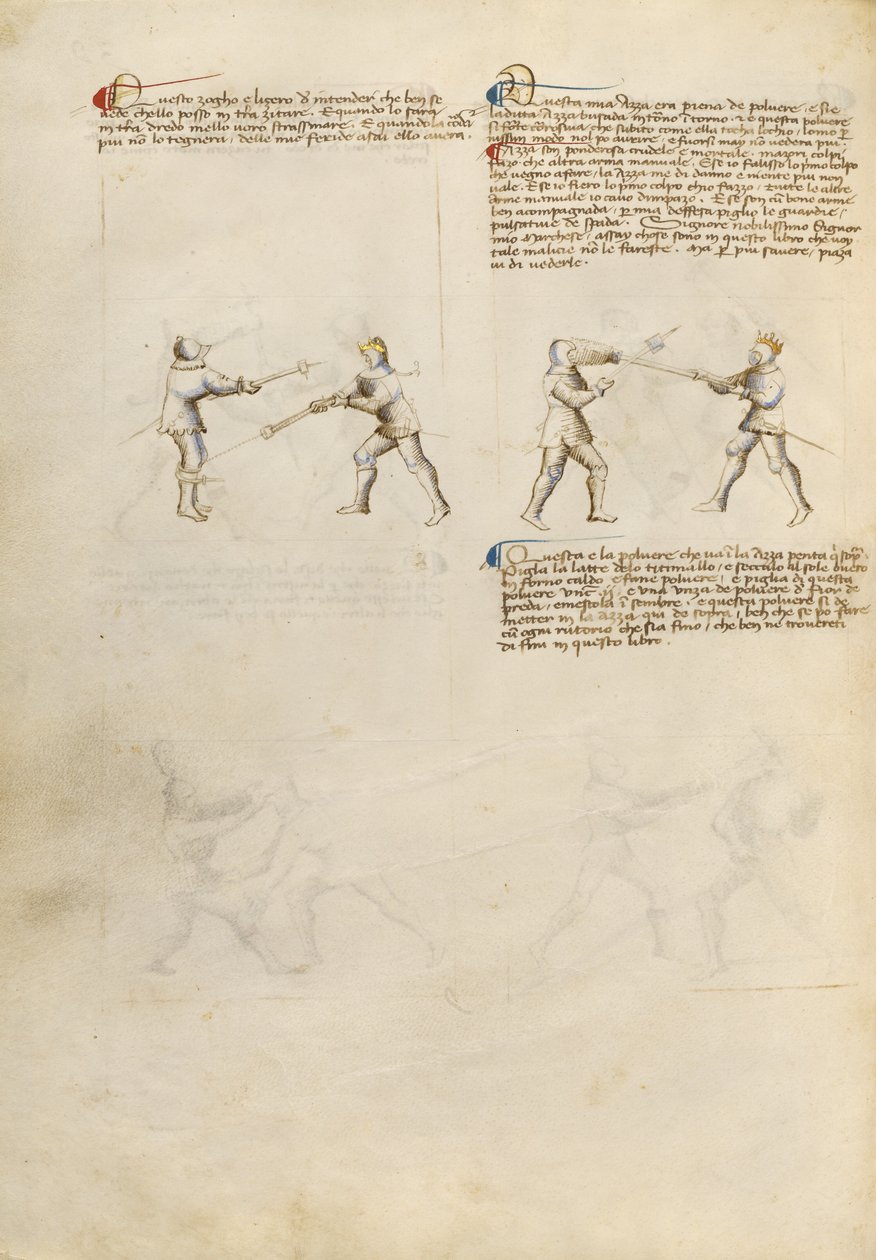 Combat with Implements by Fiore Furlan dei Liberi da Premariacco