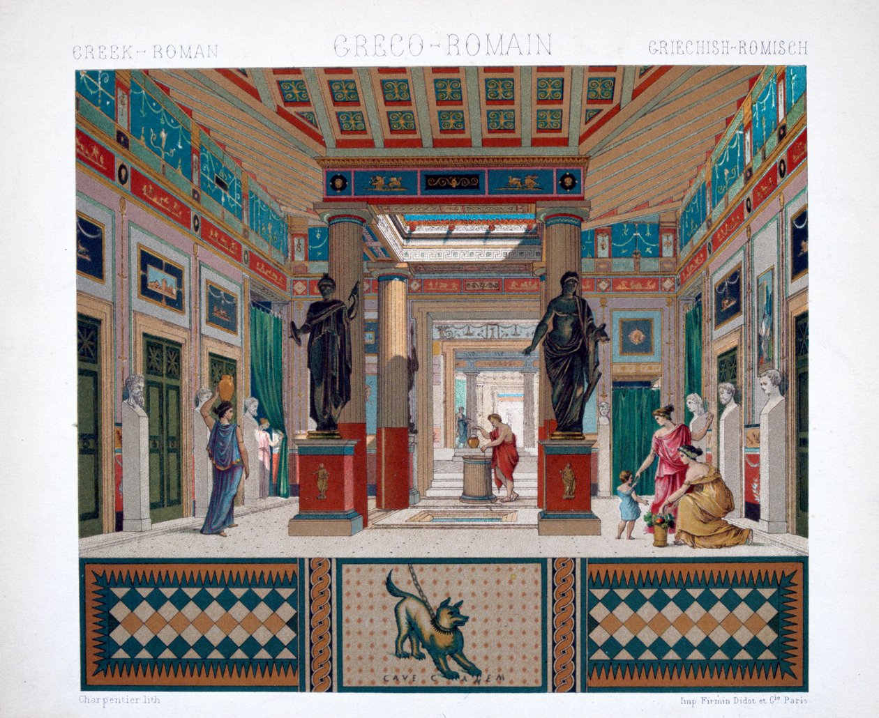 Greek, Roman temple, c1800-1835 by Firmin Didot