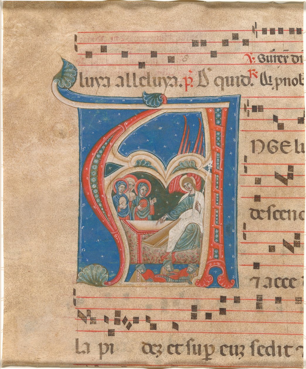 The Three Holy Women at the Tomb by First Master of the Cortona Antiphonaries