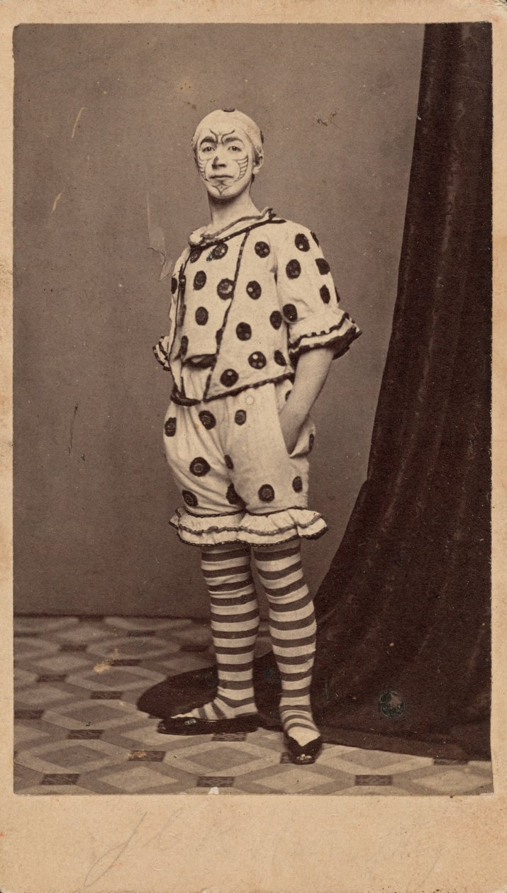 Portrait of a Clown, c. 1863 by Fisher Brothers