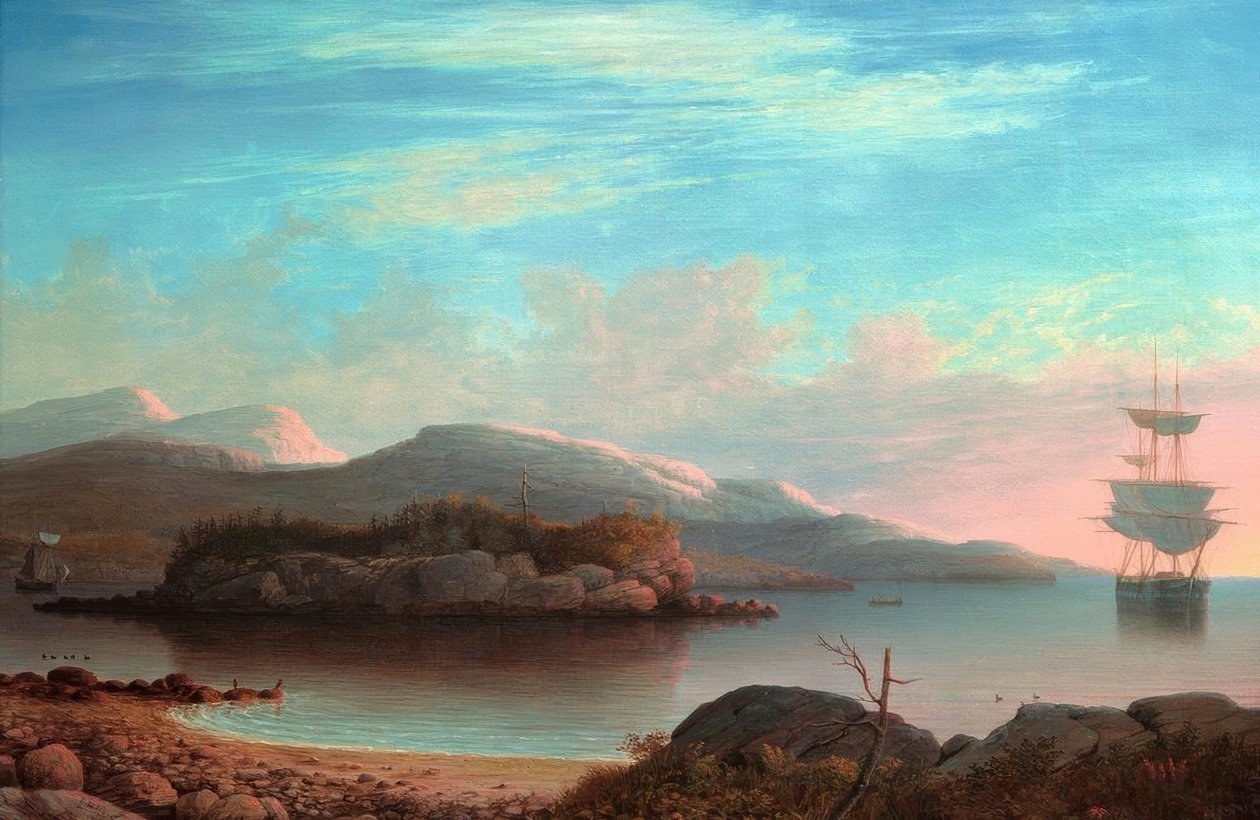 Before Mount Desert Island by Fitz Henry Lane