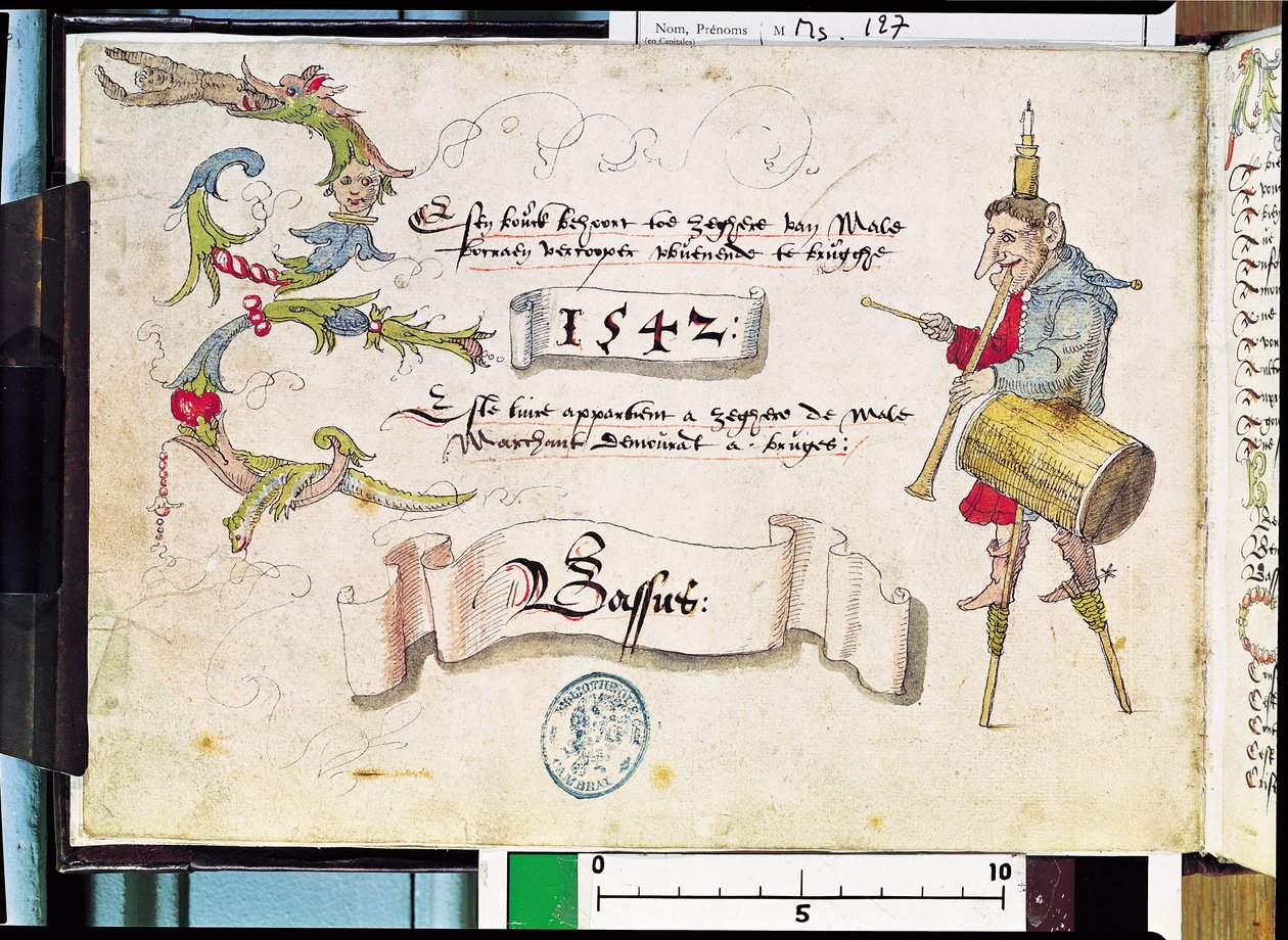 Frontispiece of 'Receuil des Chants Religieux et Profanes III ...