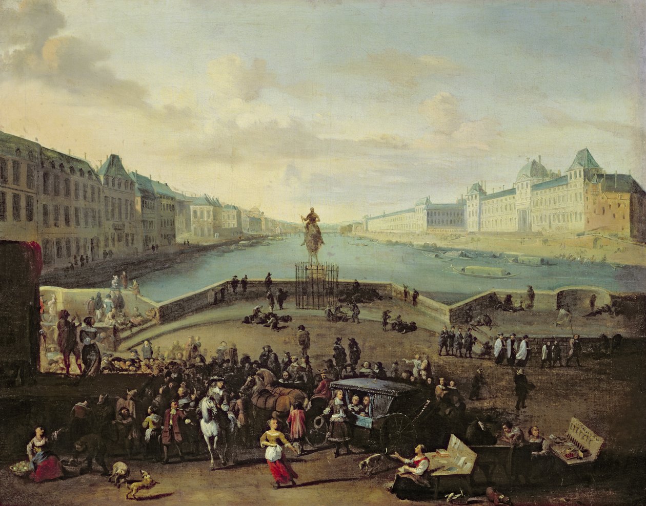 The Pont Neuf, Paris by Flemish School: Buy fine art prints