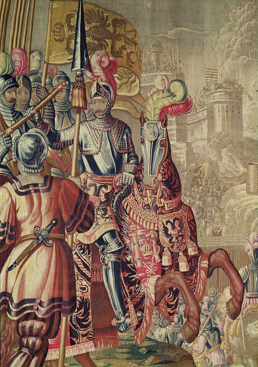 Charles V (detail) by Flemish School