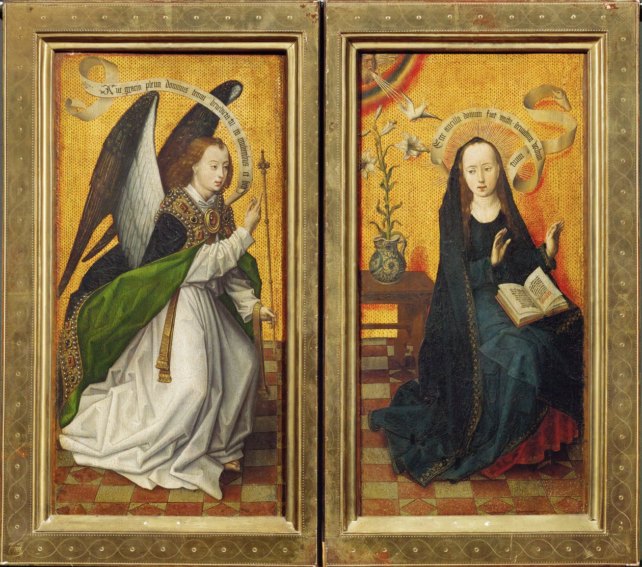 Diptych of the Annunciation by Flemish School