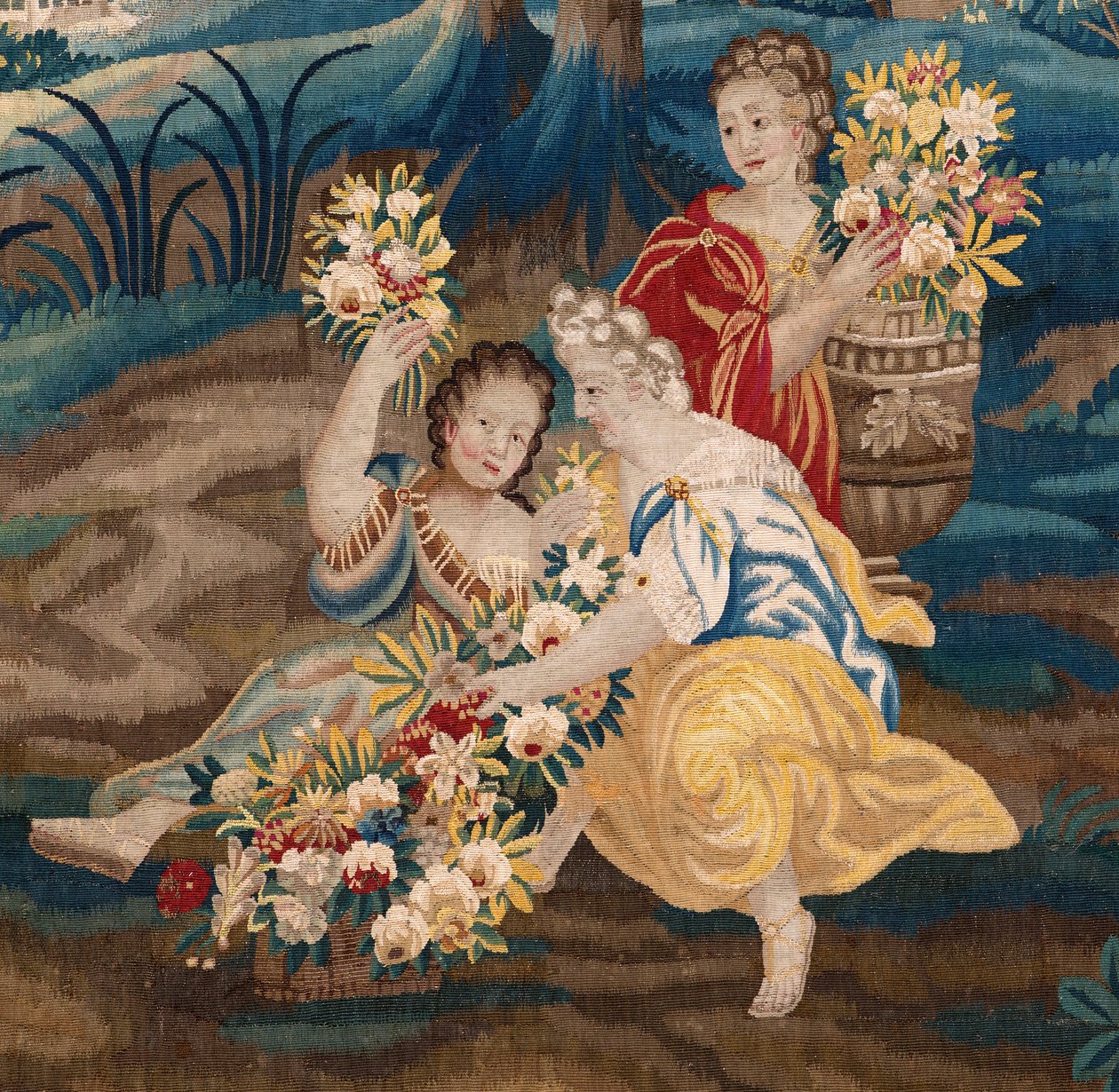 Flemish tapestry. End 17th century. Property of the church Sint-Walburgakerk Oudenaarde (Dekenij van de Sint-Walburga) by Flemish School