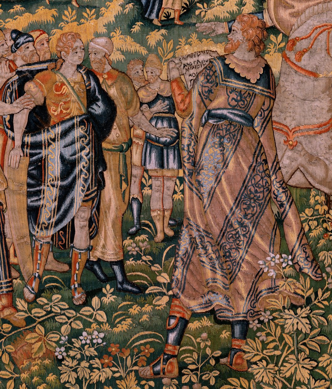 Story of Cyrus. No II Astyages recognizes Cyrus. Ca 1590 by Flemish School