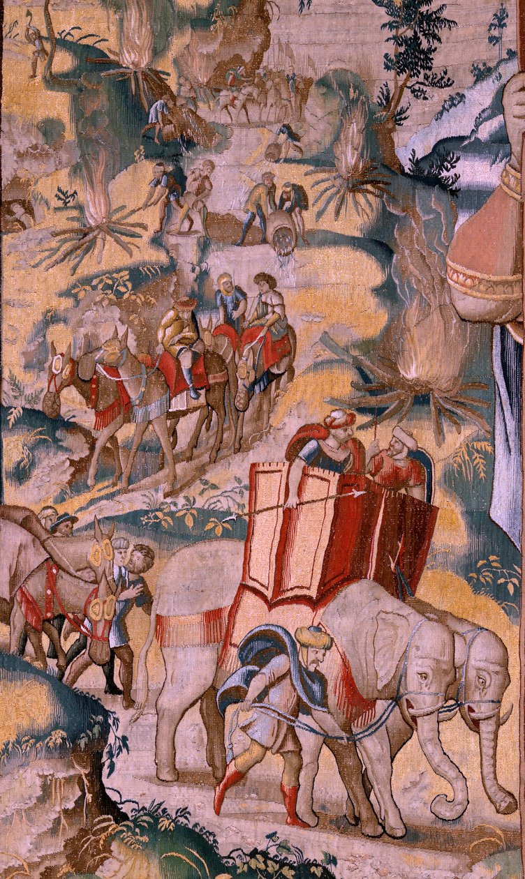 The Crossing of the Alps by Flemish School