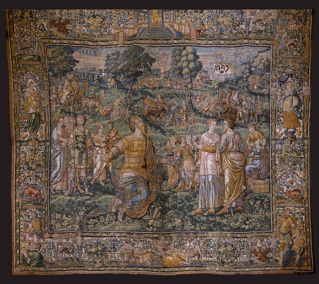 The Vocation of Abraham (Flemish Tapestry) by Flemish School