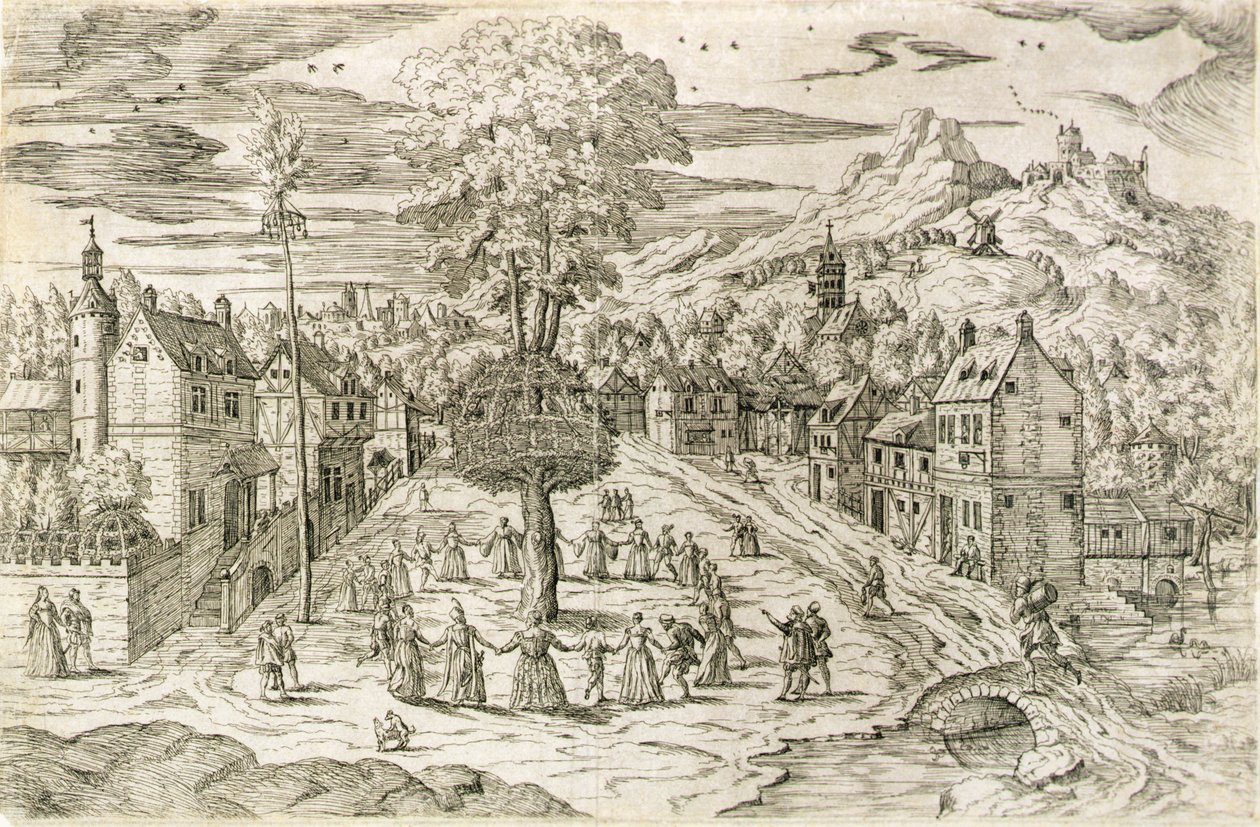May Day ceremony by Flemish School