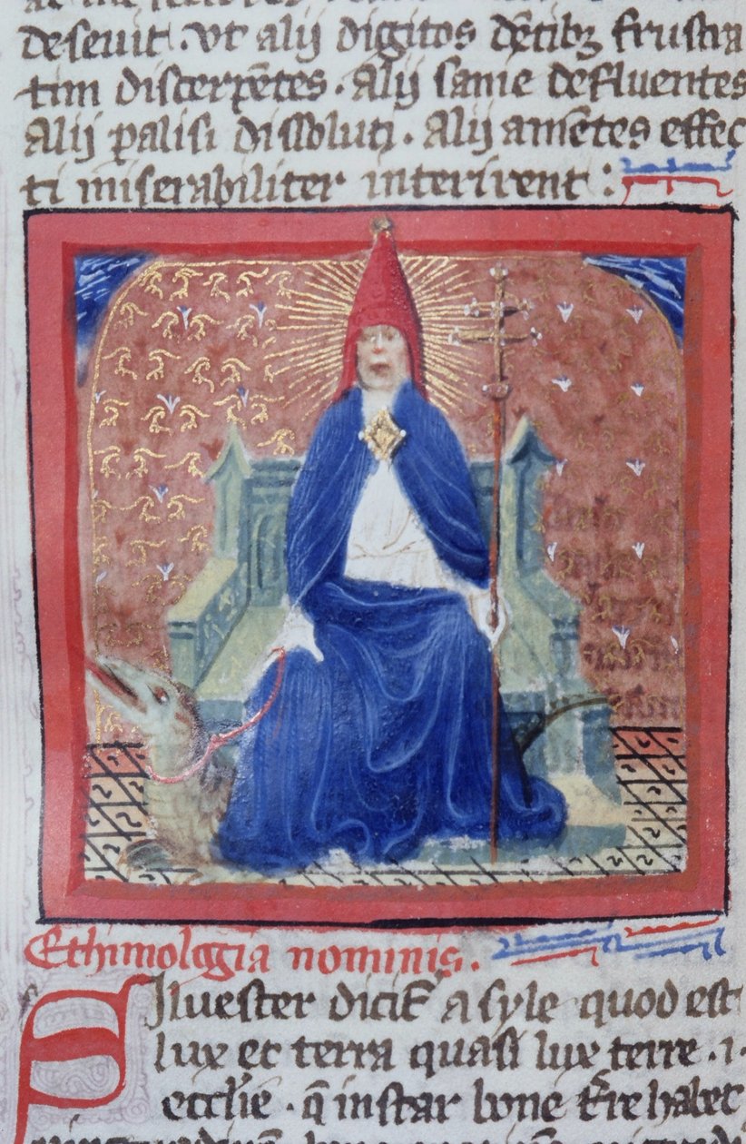 Page from the Golden Legend, Bruges, c.1400-10 by Flemish School