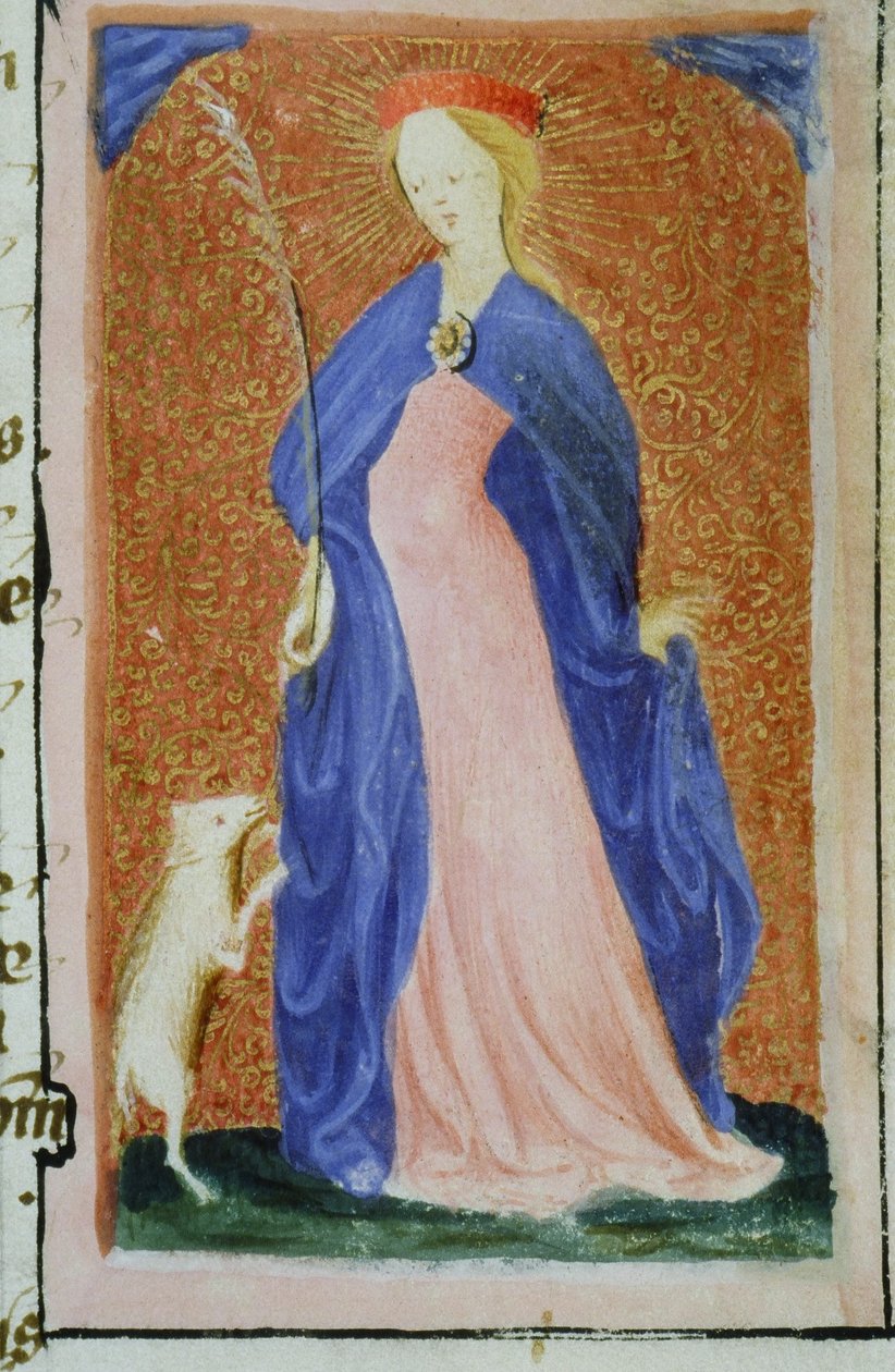 Page from the Golden Legend, Bruges, c.1400-10 by Flemish School