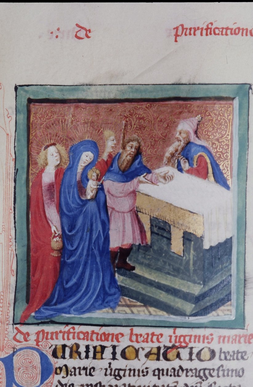 Page from the Golden Legend, Bruges, c.1400-10 by Flemish School