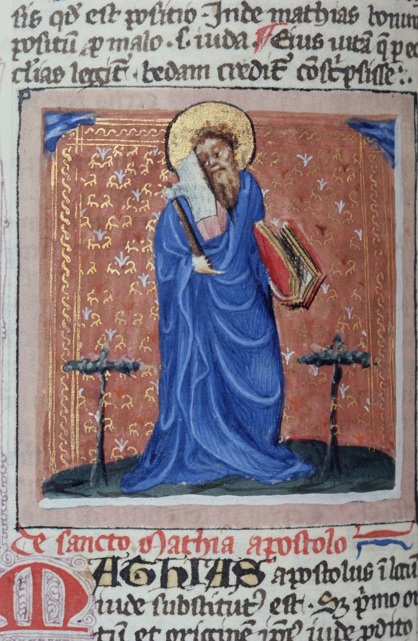 Page from the Golden Legend, Bruges, c.1400-10 by Flemish School