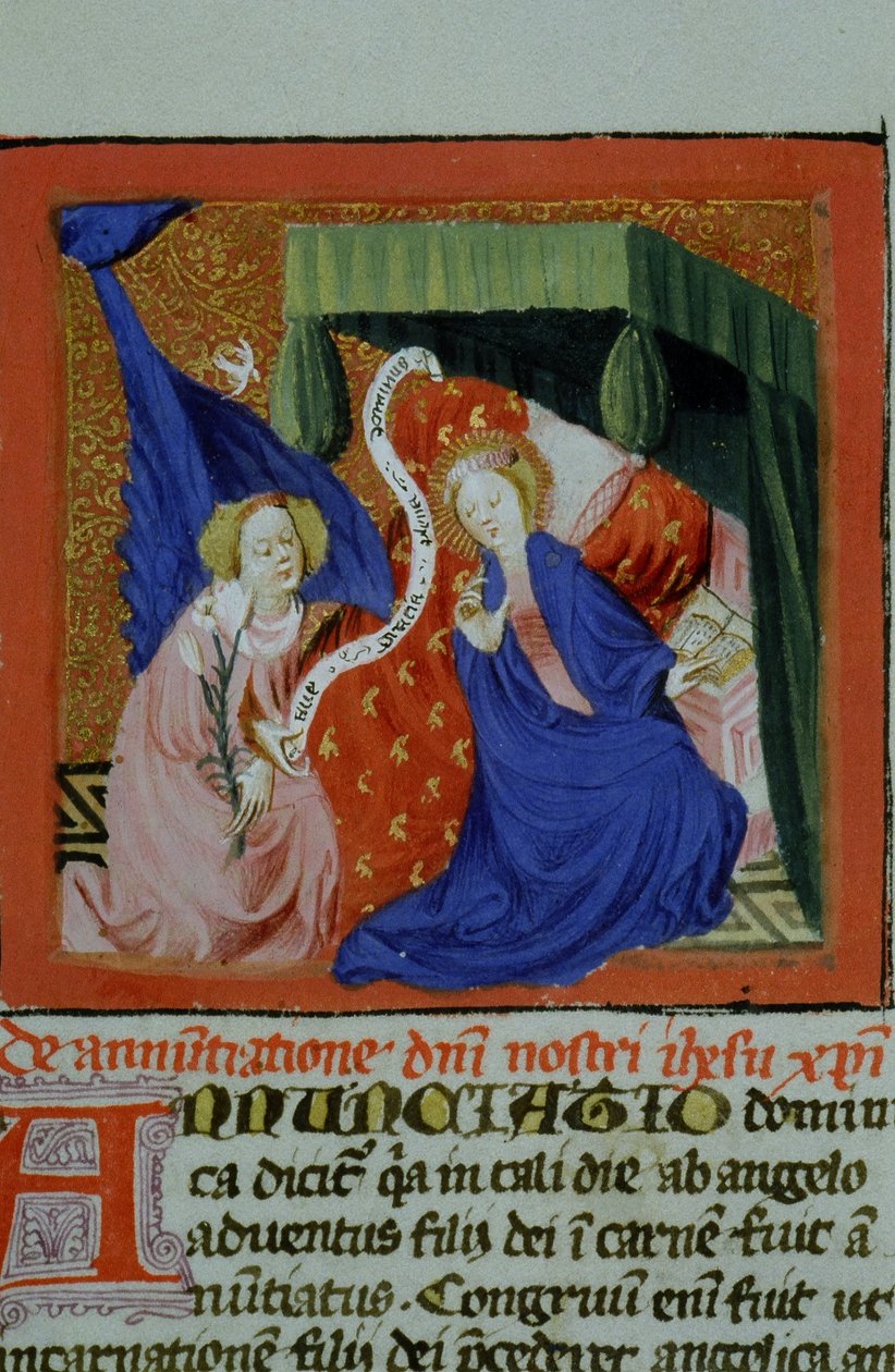 Page from the Golden Legend, Bruges, c.1400-10 by Flemish School