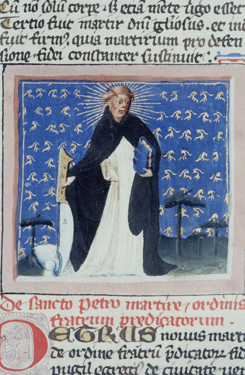 Page from the Golden Legend, Bruges, c.1400-10 by Flemish School
