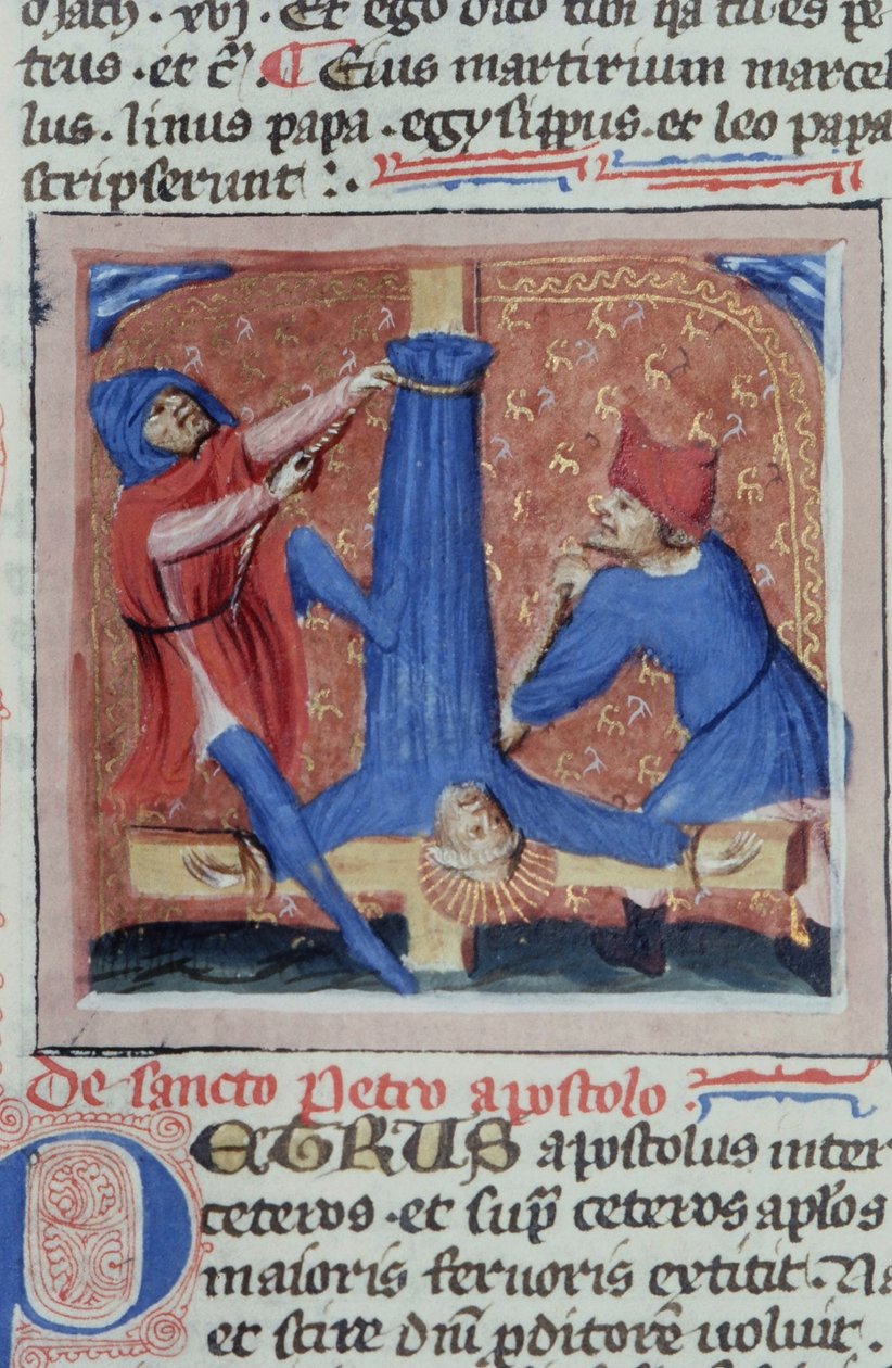 Page from the Golden Legend, Bruges, c.1400-10 by Flemish School