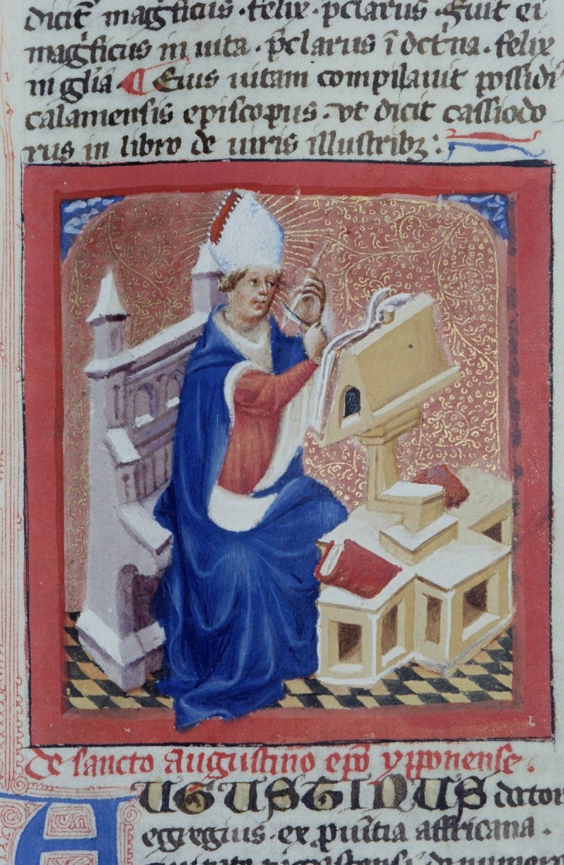 Page from the Golden Legend, Bruges, c.1400-10 by Flemish School
