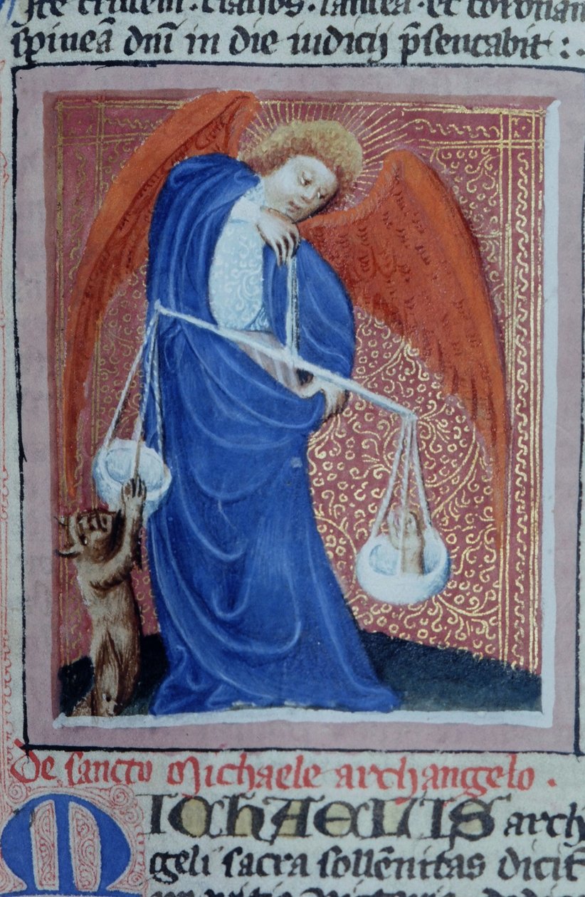 Page from the Legenda Aurea, Bruges, c.1400-10 by Flemish School