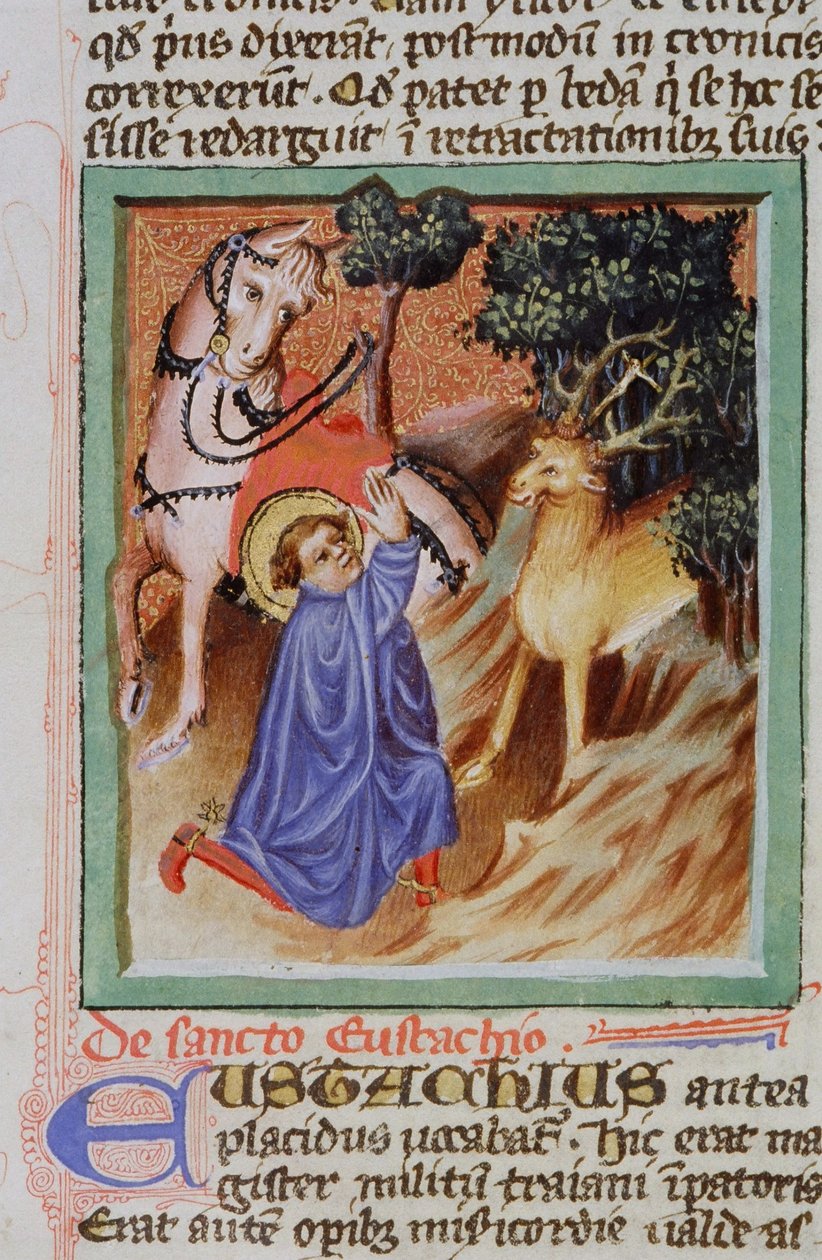 Page from the Legenda Aurea, Bruges, c.1400-10 by Flemish School