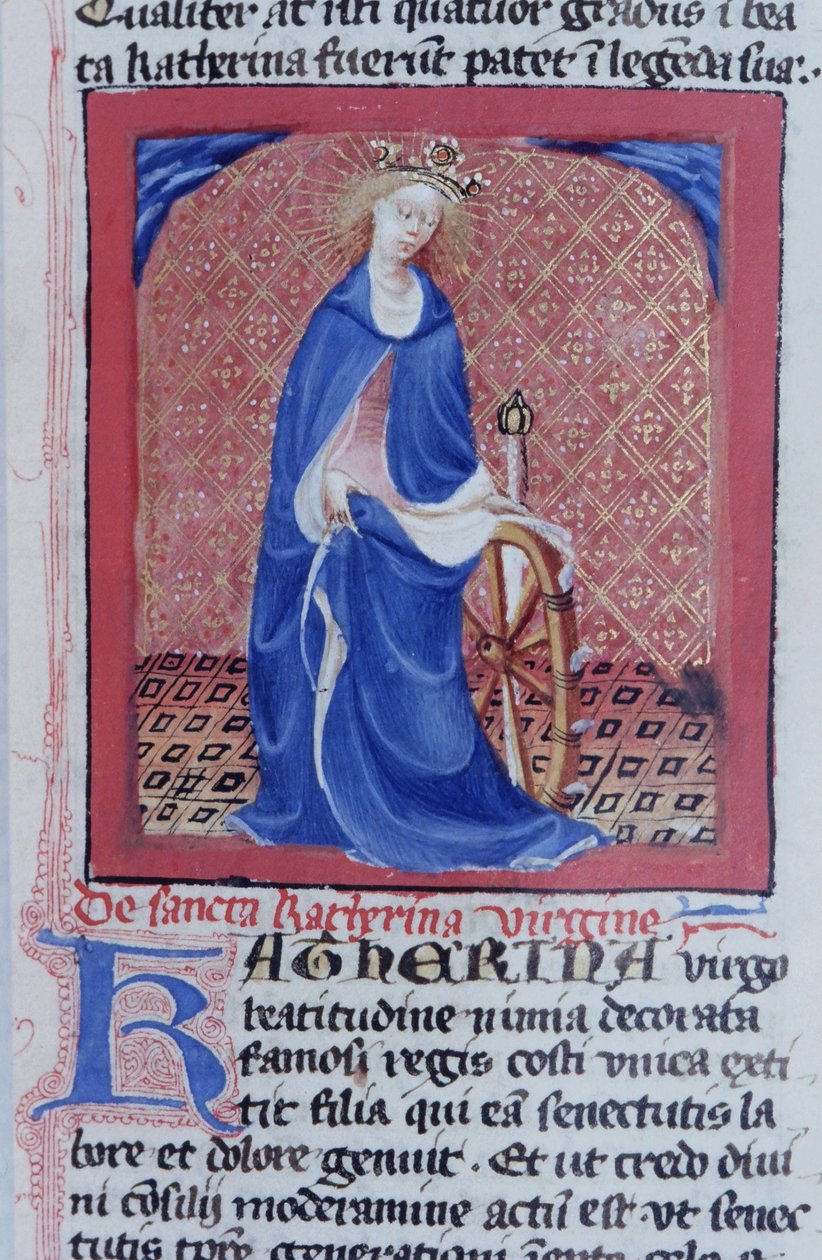 Page from the Legenda Aurea, Bruges, c.1400-10 by Flemish School