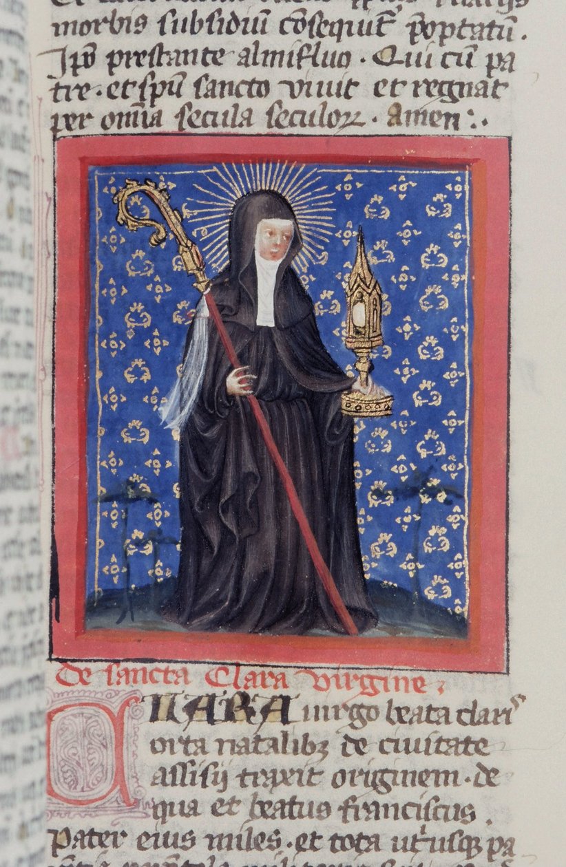 Page from the Legenda Aurea, Bruges, c.1400-10 by Flemish School