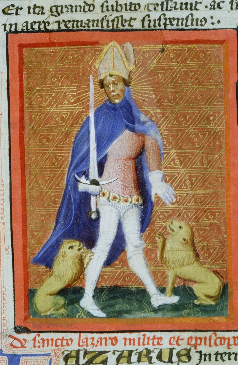 Page from the Legenda Aurea, Bruges, c.1400-10 by Flemish School