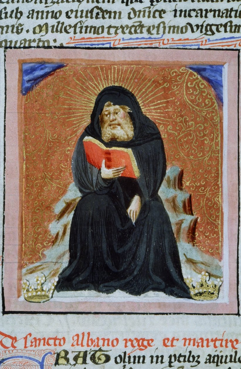 Page from the Legenda Aurea, Bruges, c.1400-10 by Flemish School