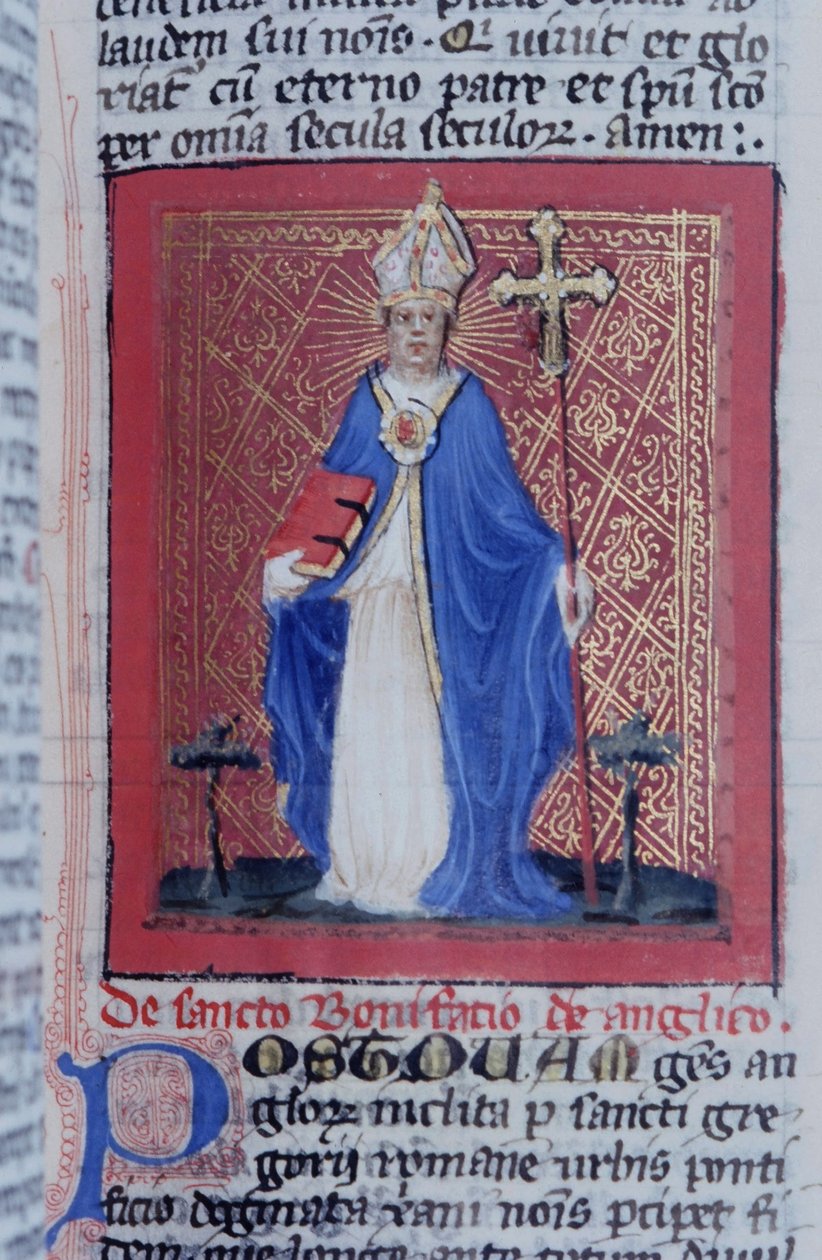 Page from the Legenda Aurea, Bruges, c.1400-10 by Flemish School