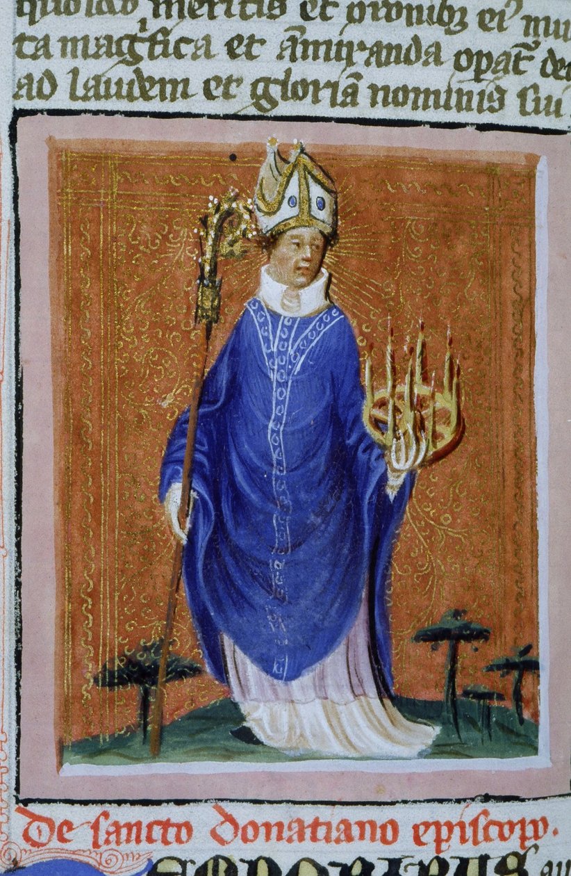 Page from the Legenda Aurea, Bruges, c.1400-10 by Flemish School