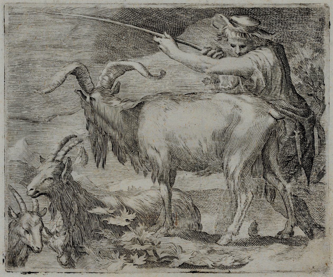 Old Master Engraving by Flemish School