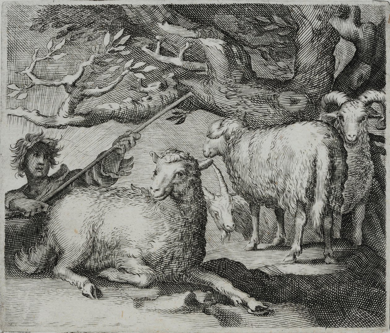 Old Master Engraving by Flemish School